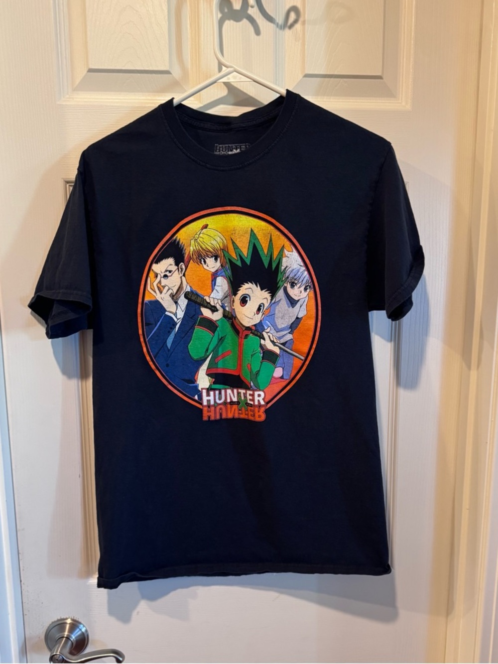 Hunter x Hunter Mens Black Graphic Tee